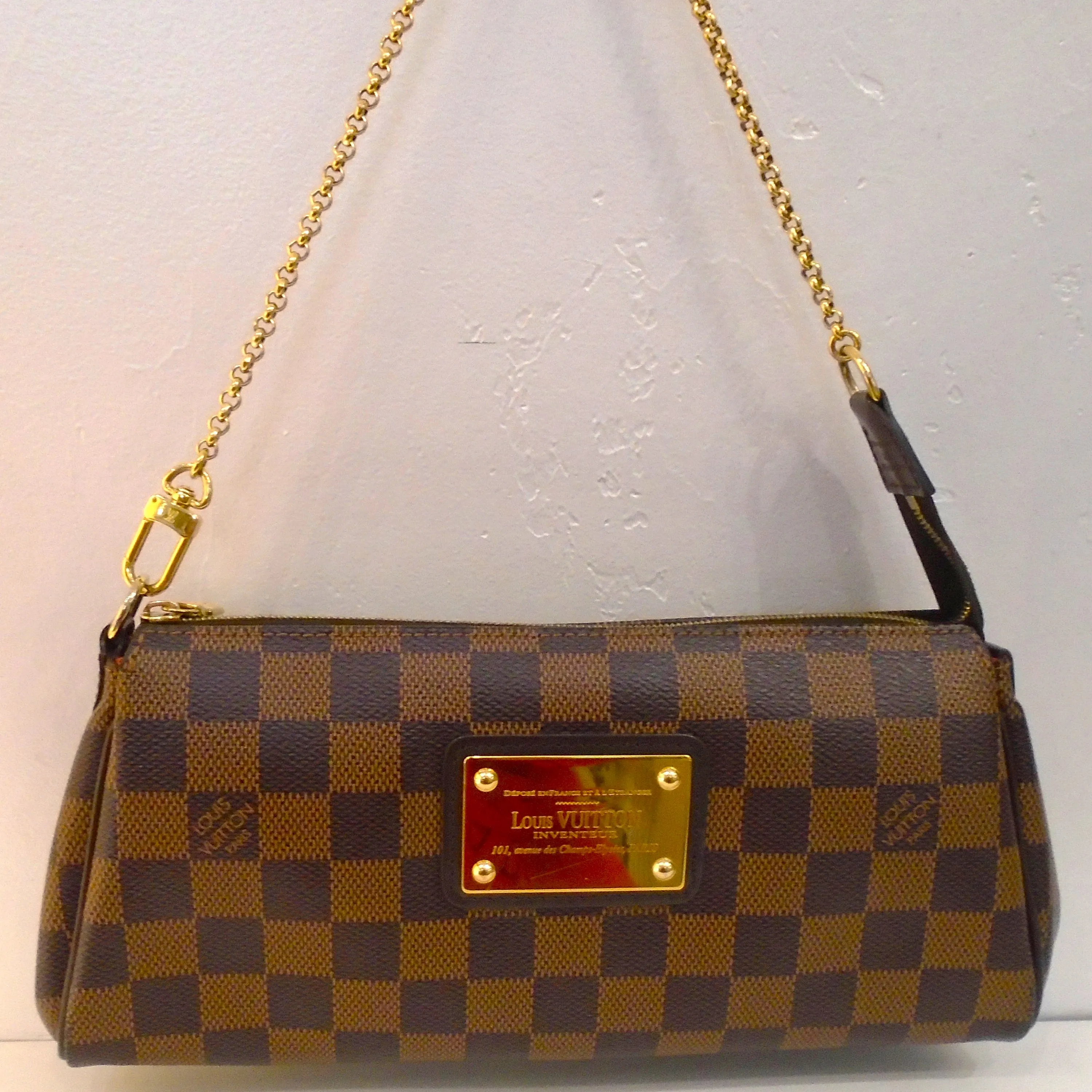 Louis Vuitton Vintage Damier Ebene Eva Pochette