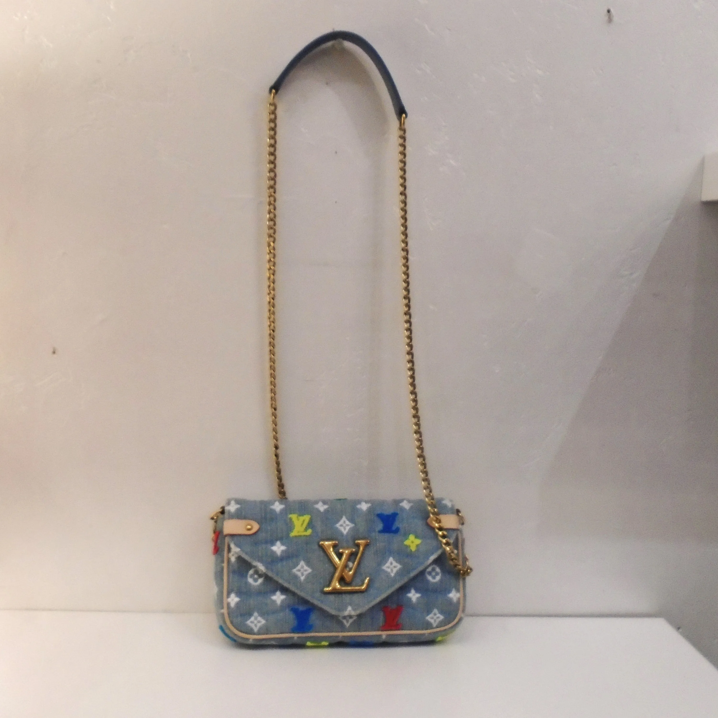 Louis Vuitton Vintage New Wave Denim WOC