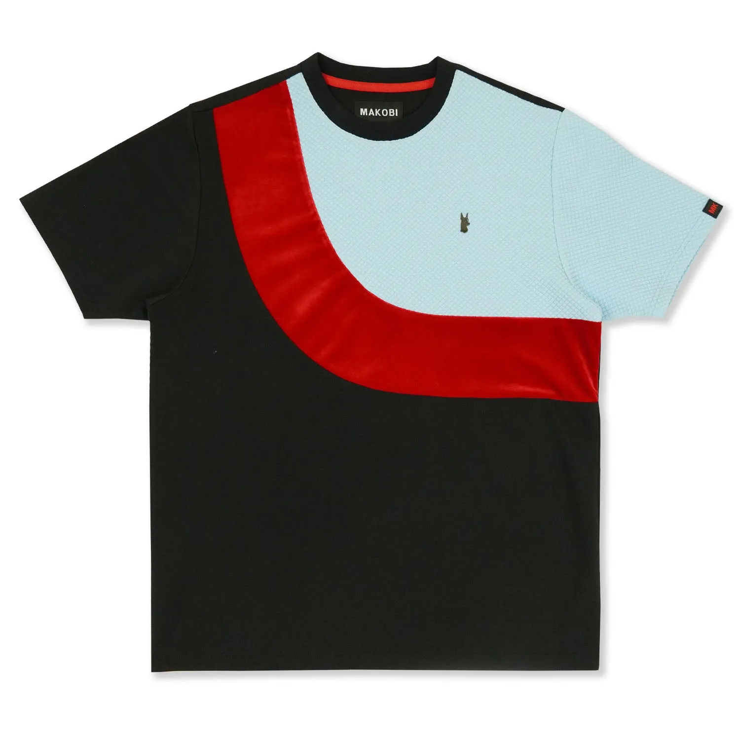 M273 Jacquard Ultra Suede Tee - Black