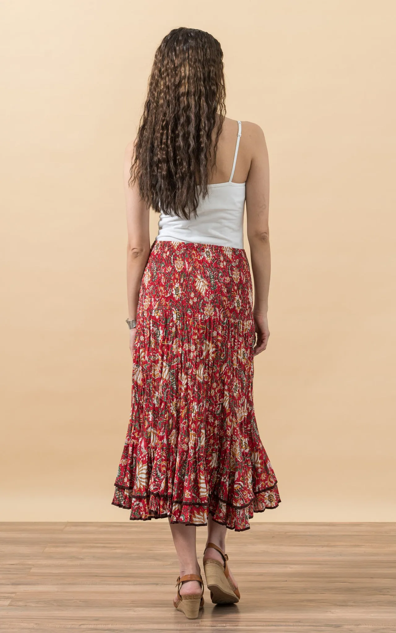 Macarena Skirt, Short, Masala Bloom