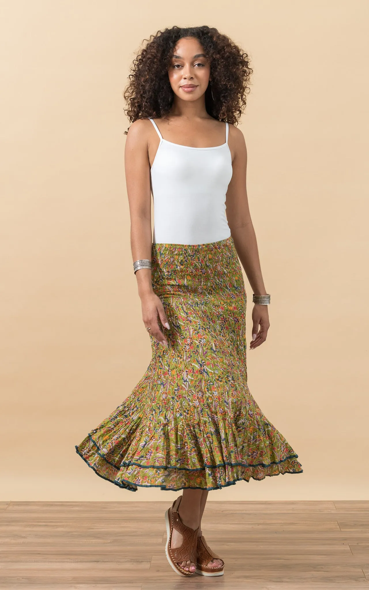 Macarena Skirt, Short, Meadow