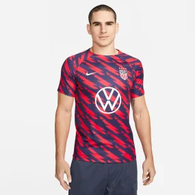 Men's Nike USWNT 2023 VW Pre-Match Red Top