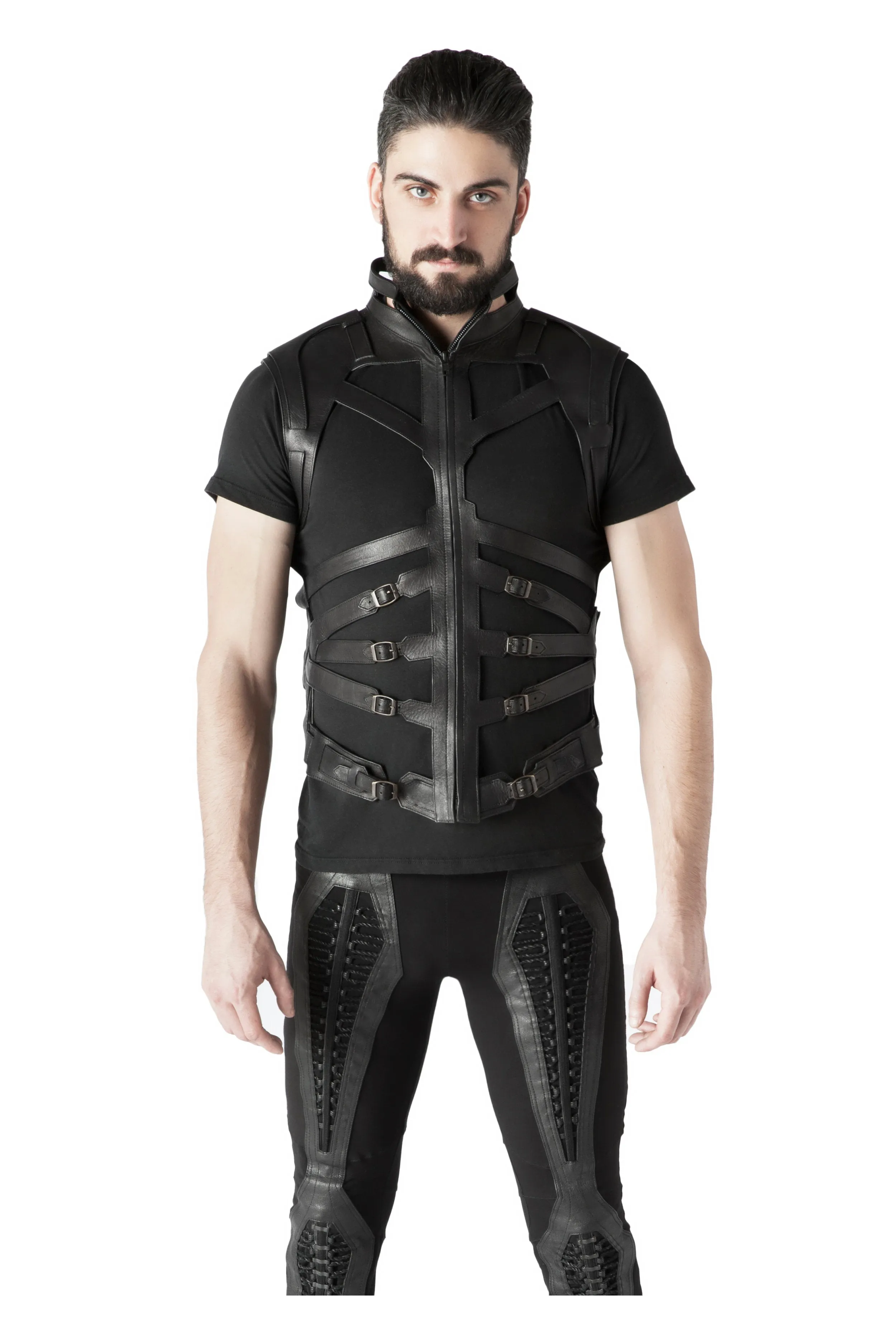 Men’s Quartz Leather Vest