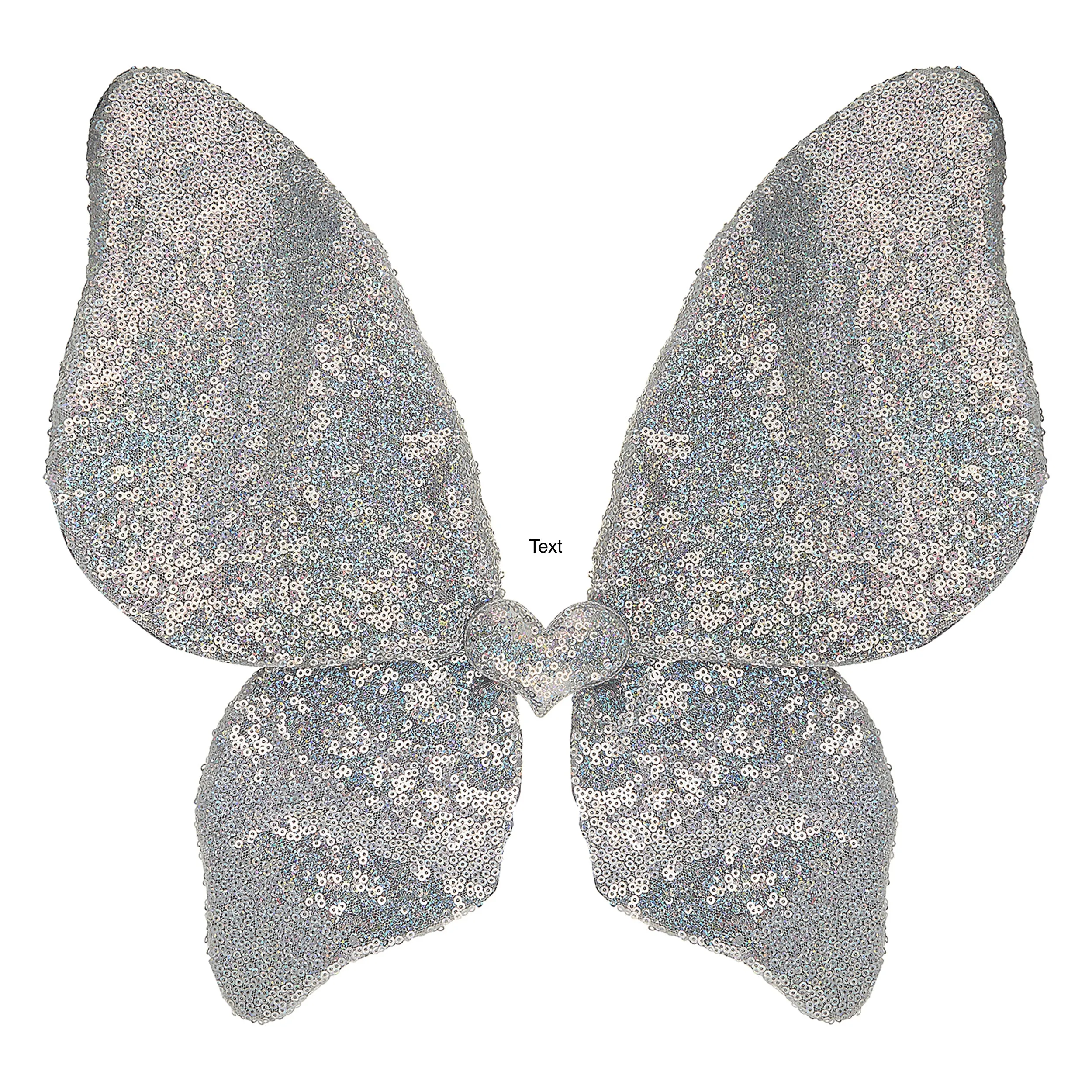 MIMI & LULA - Silver Sparkle sequin wings