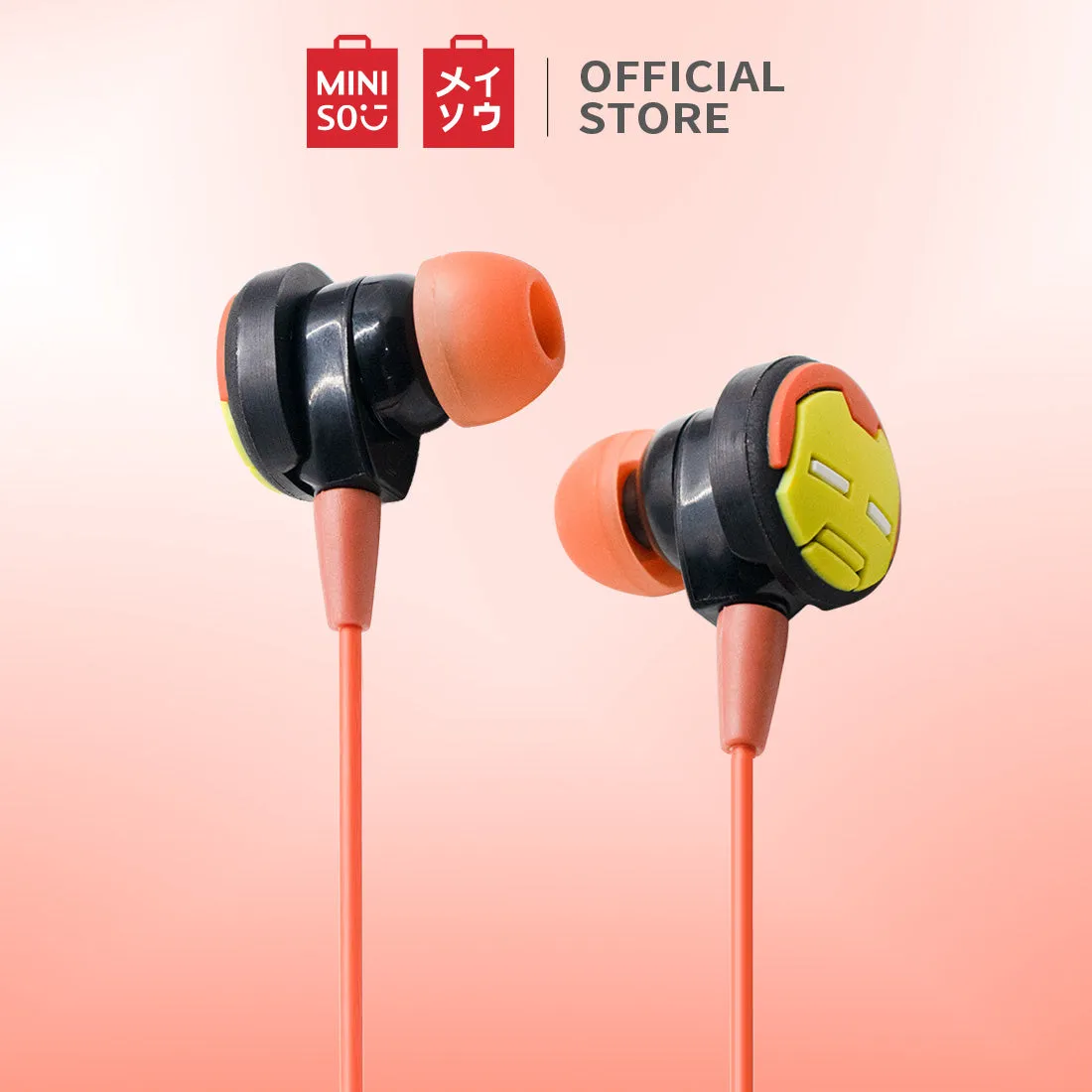 MINISO x Marvel - Cute Cartoon Silicone Earbuds with Mic