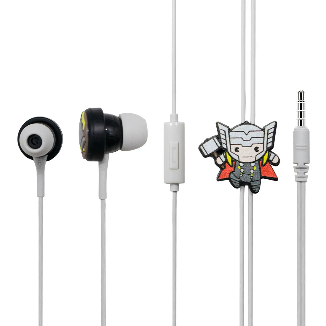 MINISO x Marvel - Cute Cartoon Silicone Earbuds with Mic