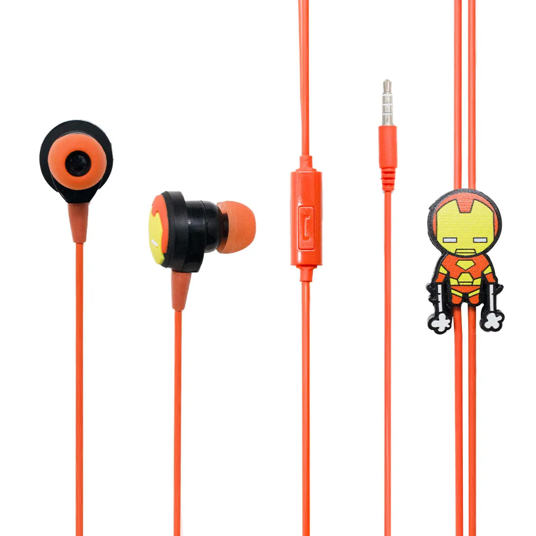 MINISO x Marvel - Cute Cartoon Silicone Earbuds with Mic