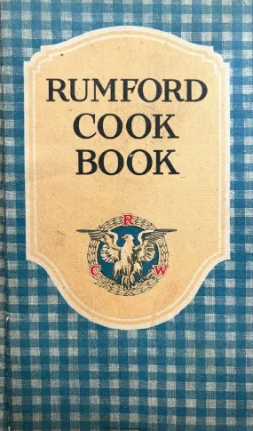 (*NEW ARRIVAL*) (Baking) Rumford Cook Book