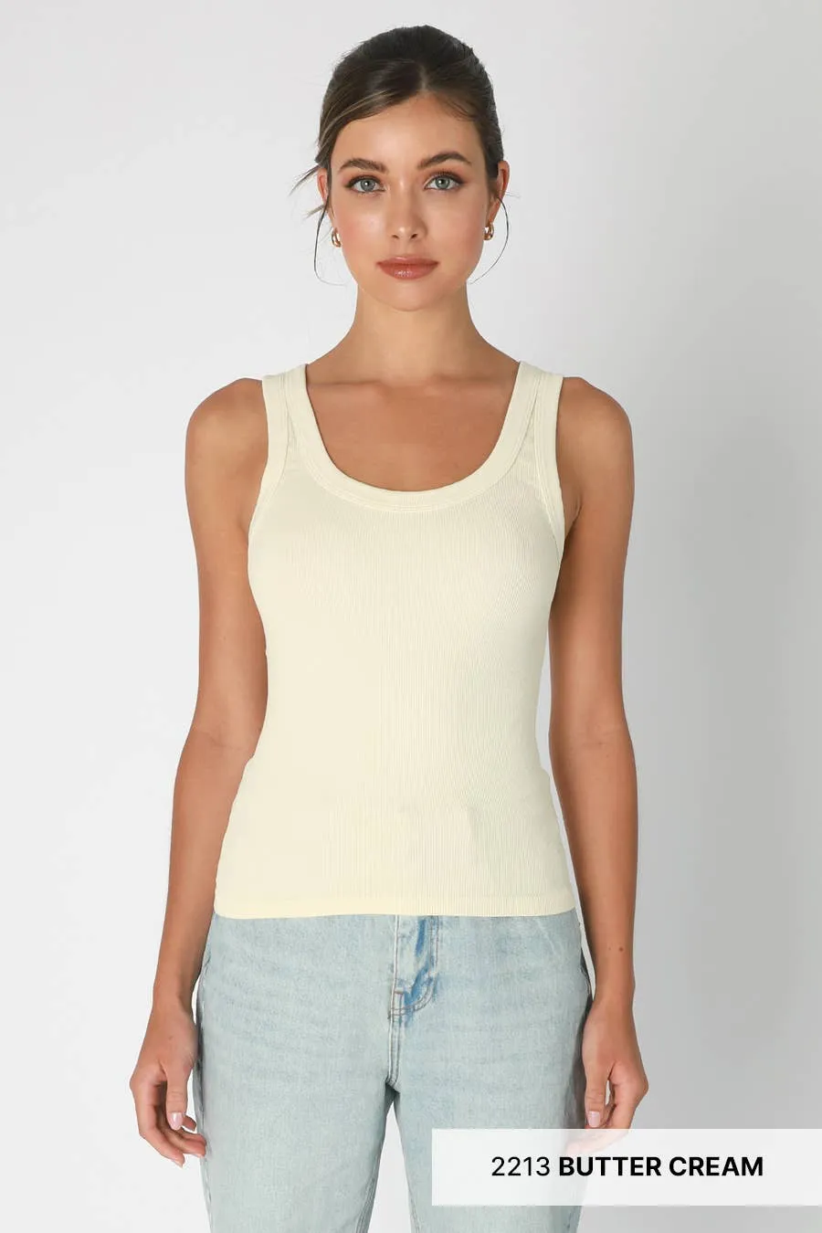 Nikibiki Reversible Ribbed Tank Top