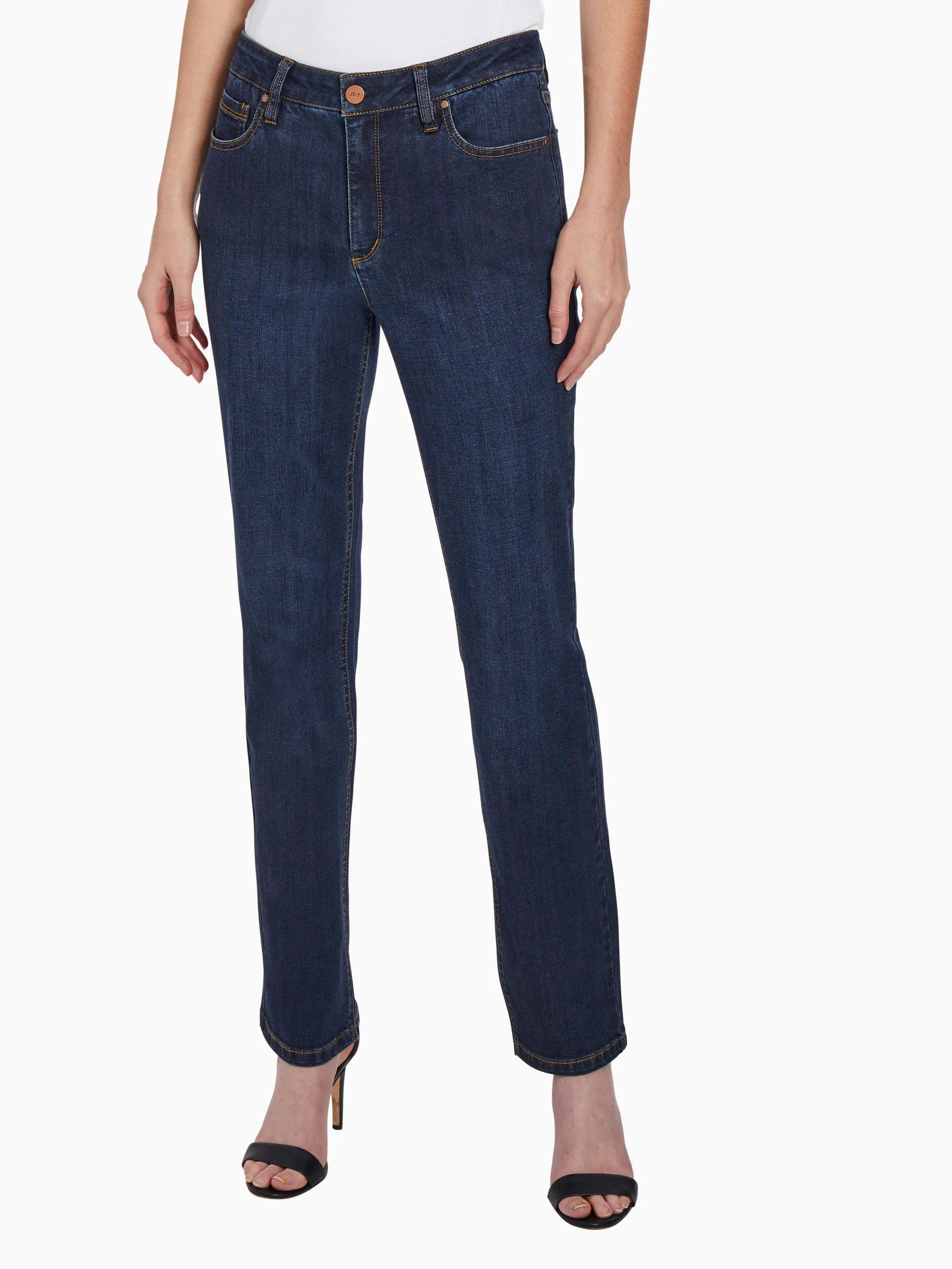 Petite Lexington Straight Leg Jeans, Westpoint Wash