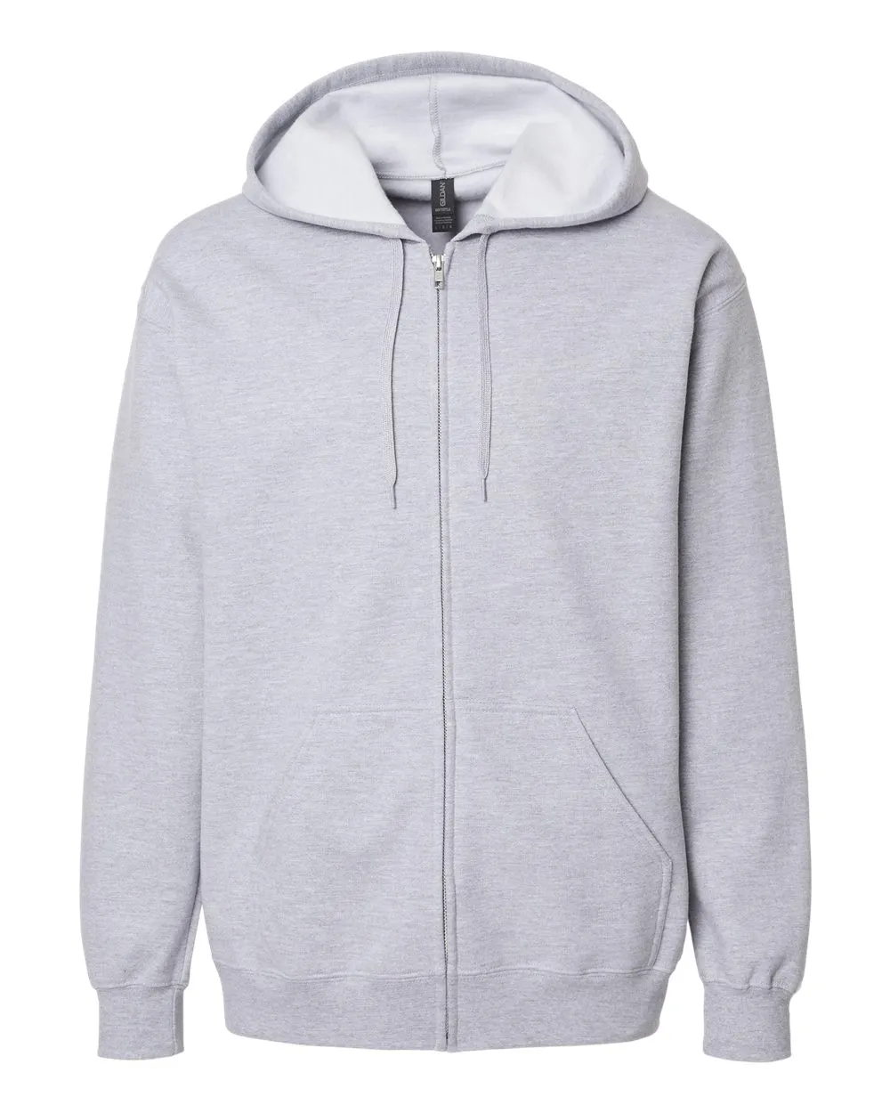 Pretreated Gildan SF600 Softstyle Full-Zip Hooded Sweatshirt