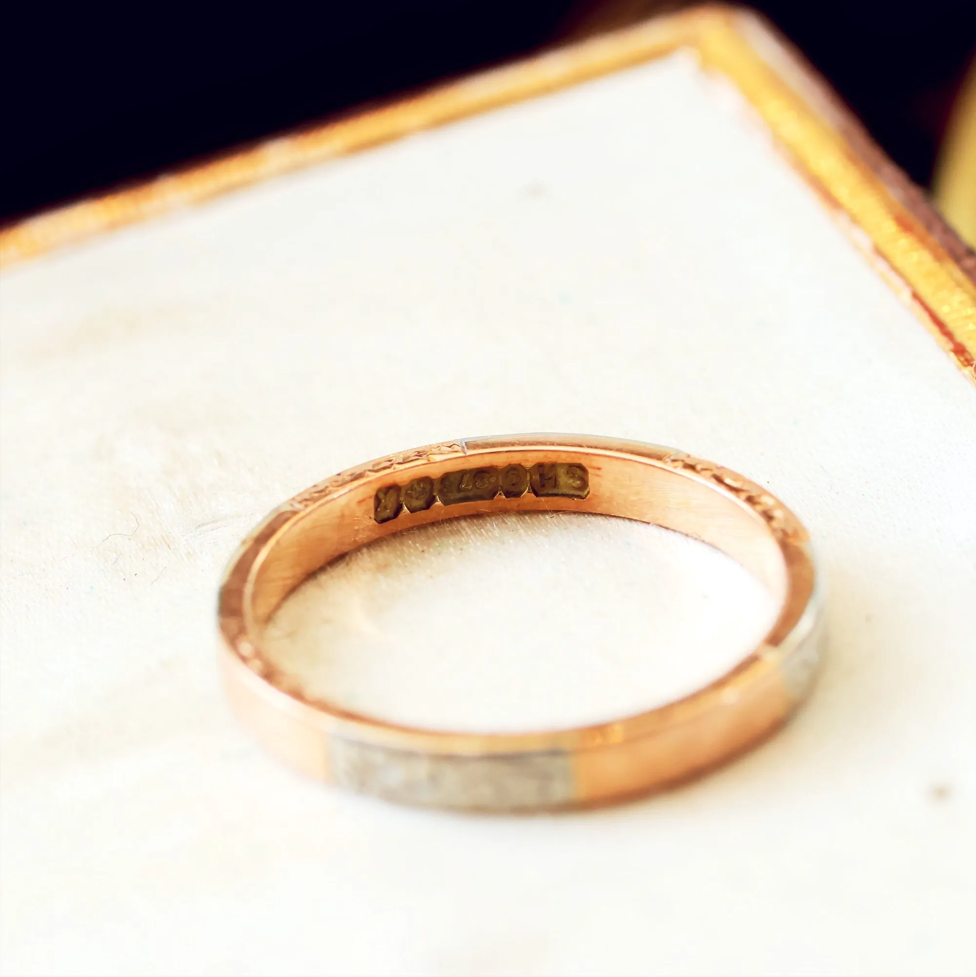 Pretty Size 'L' / '5.75' Date 1947 Wedding Band