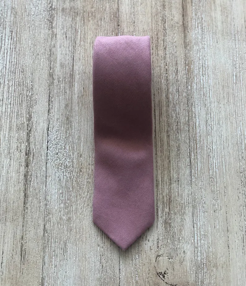 Quartz Linen Neck Tie