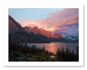 "A Lasting Impact" - Colorful Landscape Art Print