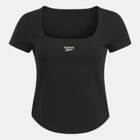 Reebok Apparel Women Classics Wardrobe Essentials T-Shirt BLACK