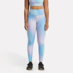 Reebok Apparel Women Lux Bold High-Rise Printed Leggings BOLCYA