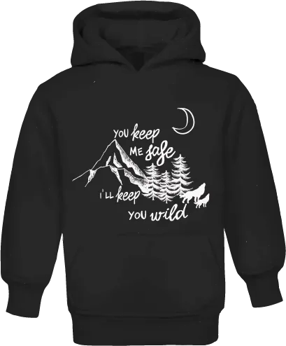 Safe and Wild Zip Hoodie