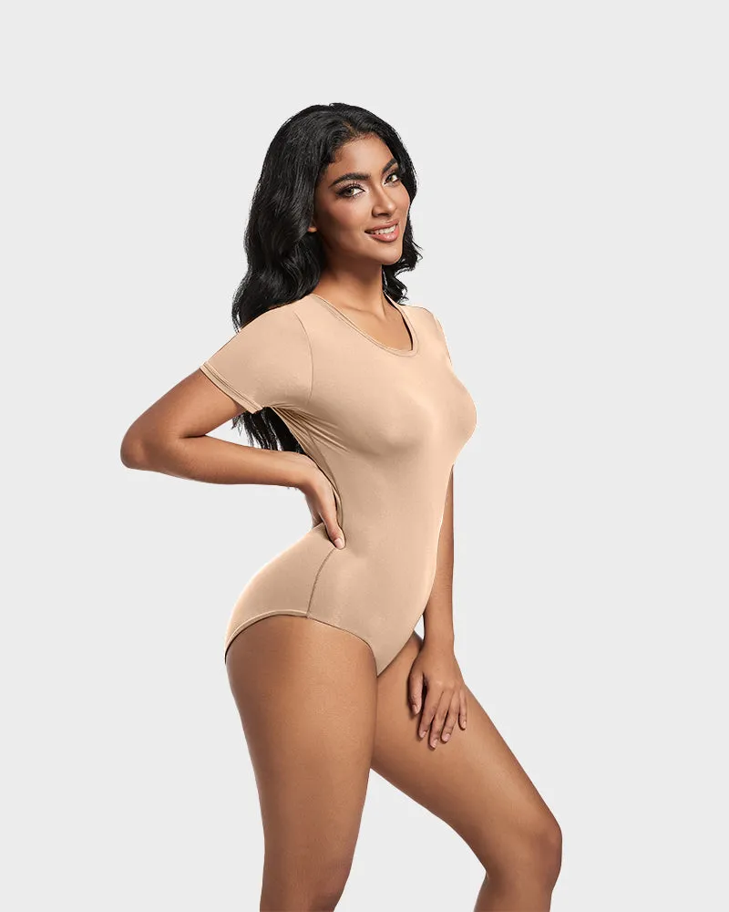 SheCurve®Comfy Sculpt Round Neck T-Shirt Bodysuit