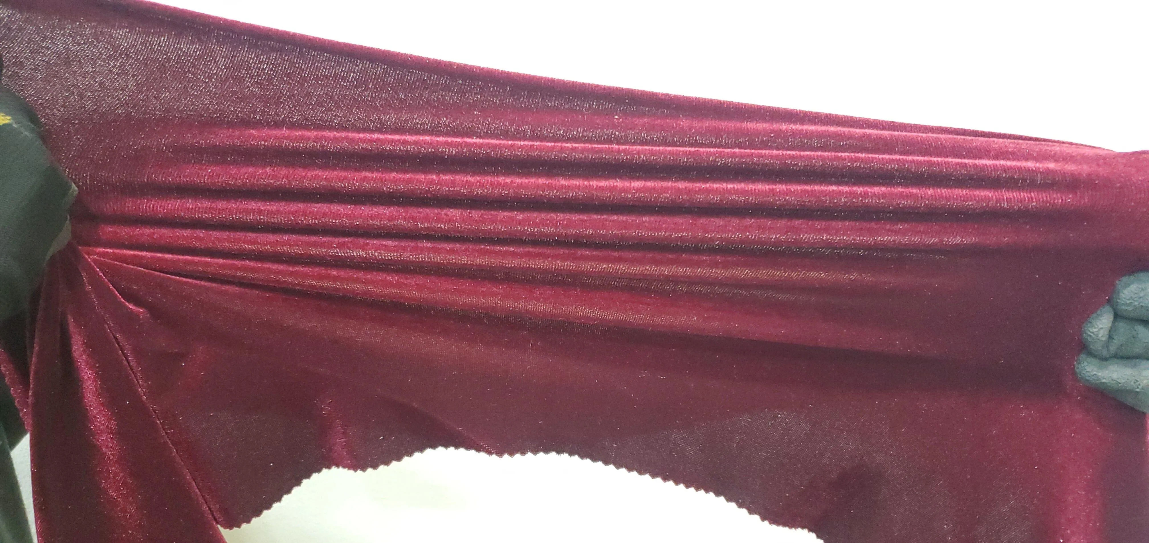 Soft and Plush Stretch Velvet Fabric | Stretch Velvet Spandex | Sample Swatch