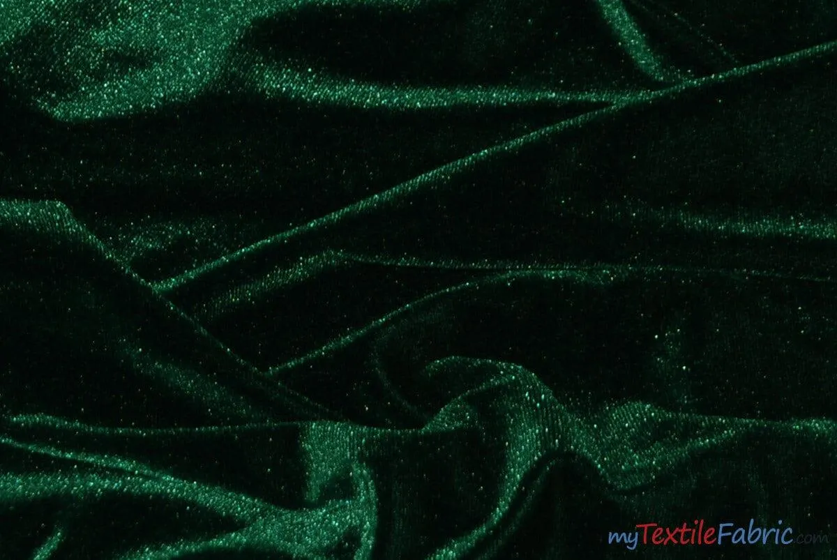 Soft and Plush Stretch Velvet Fabric | Stretch Velvet Spandex | Sample Swatch