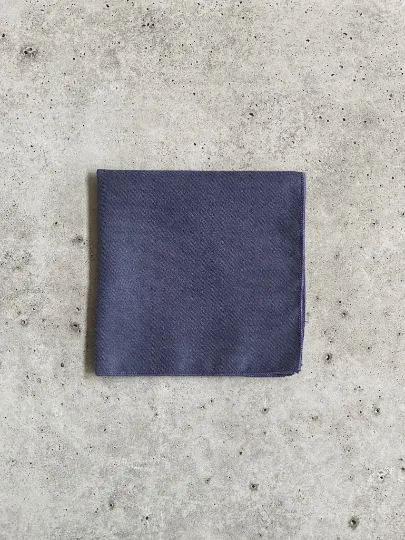 Stormy Blue Pocket Square