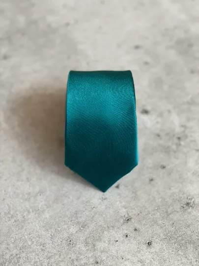 Teal Silk Pocket Square