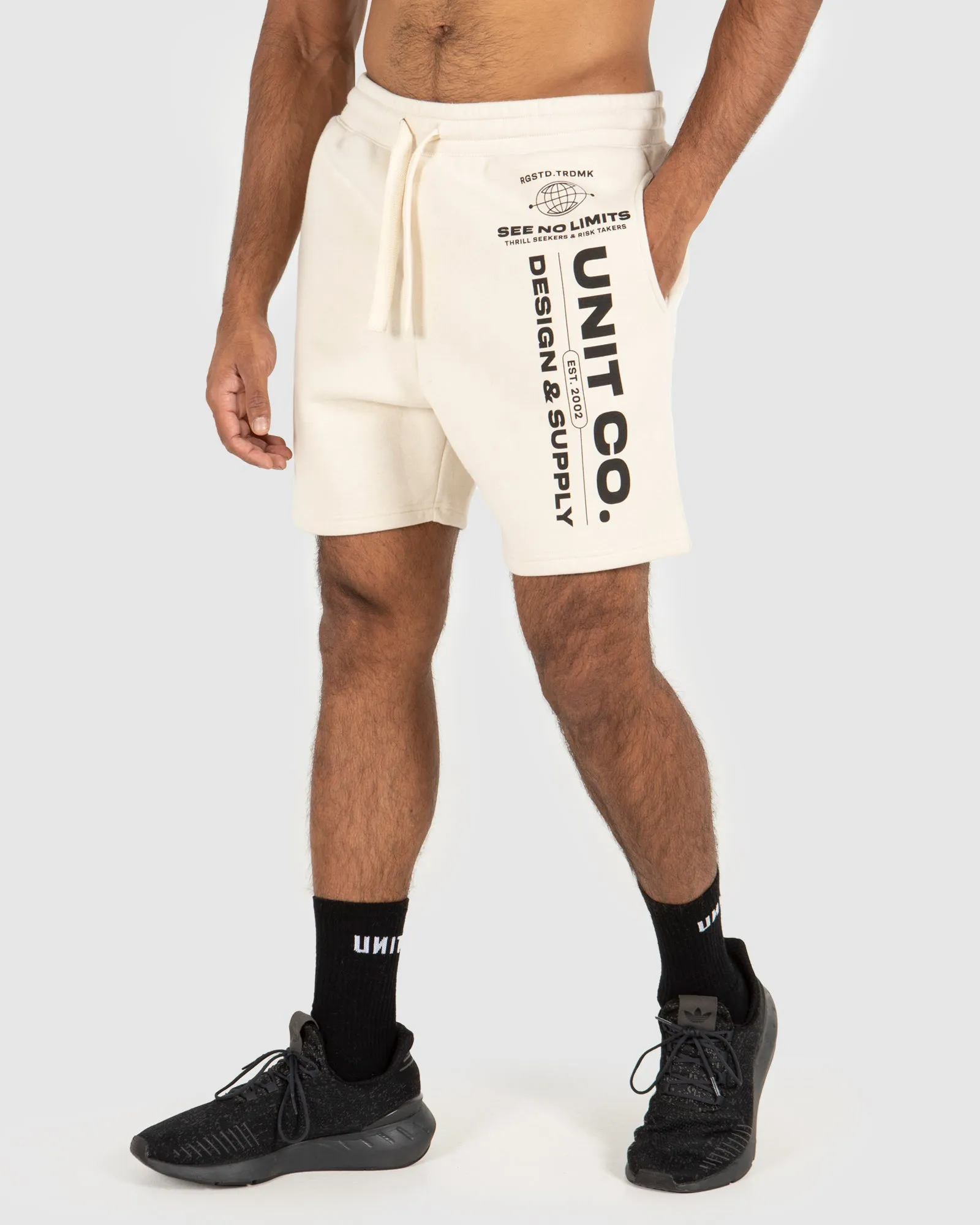 UNIT Mens Worldwide 19" Track Shorts