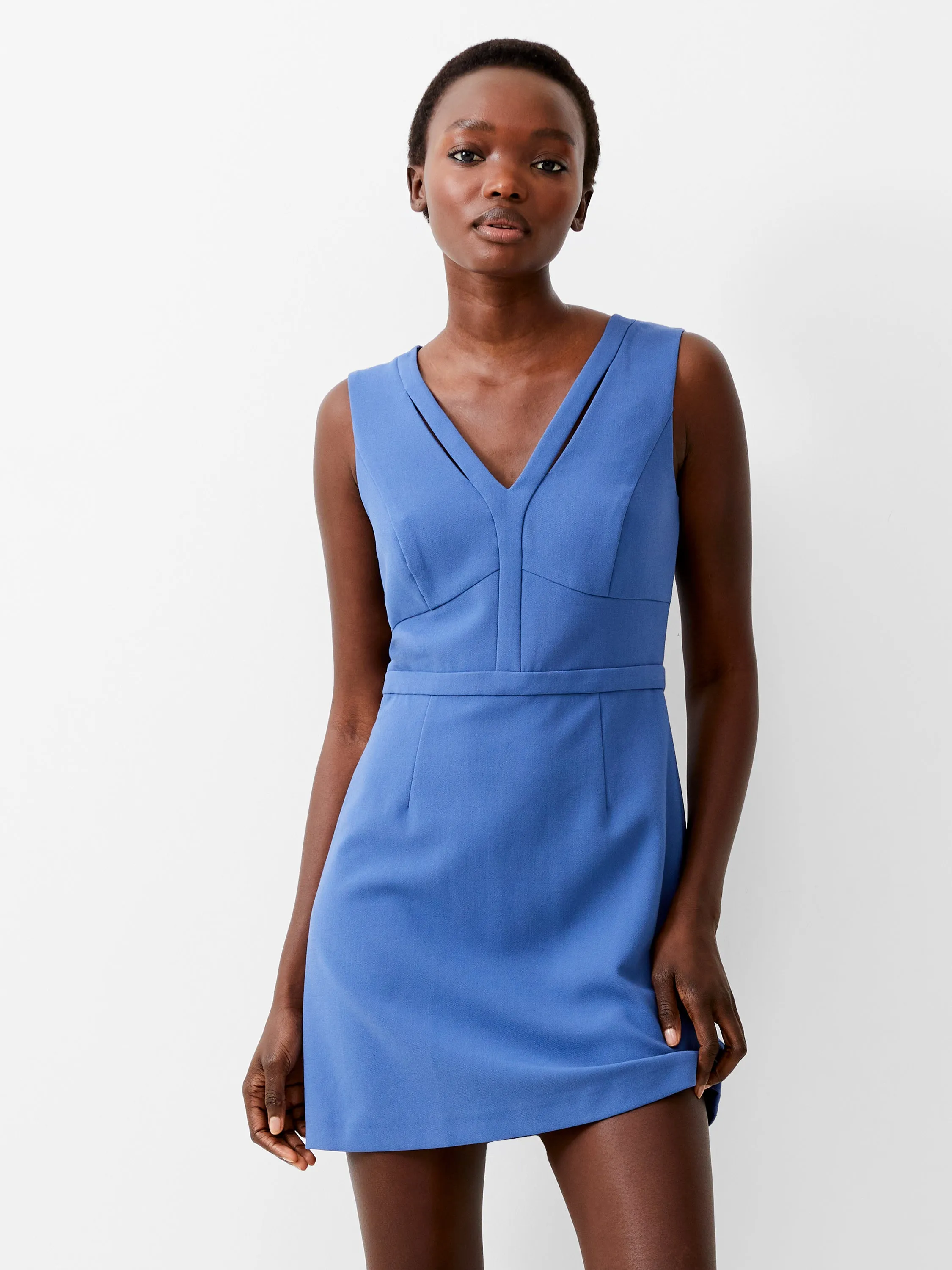 Whisper V-neck Sleeveless Dress