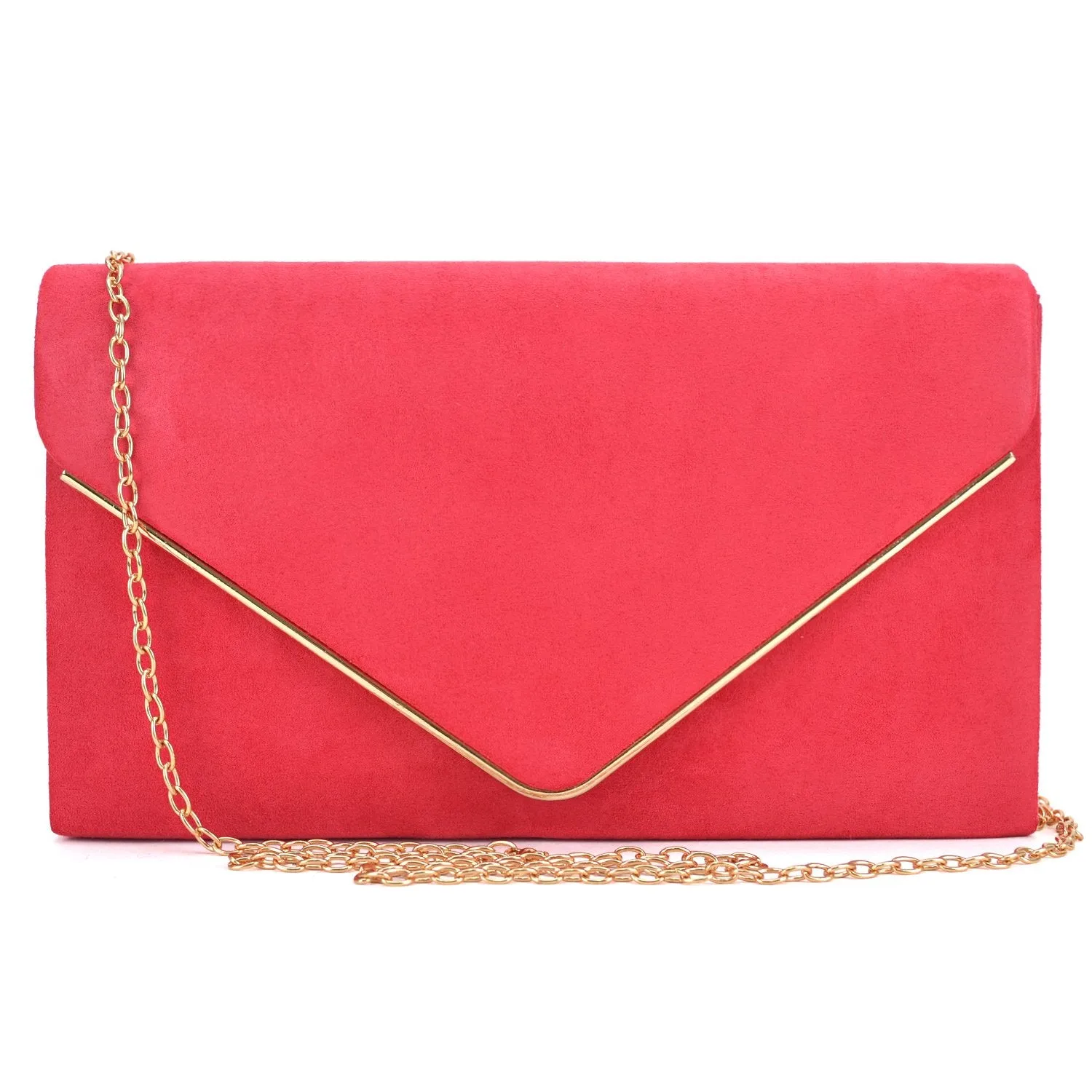 Women Faux Suede Velvet Formal Evening Party Purses