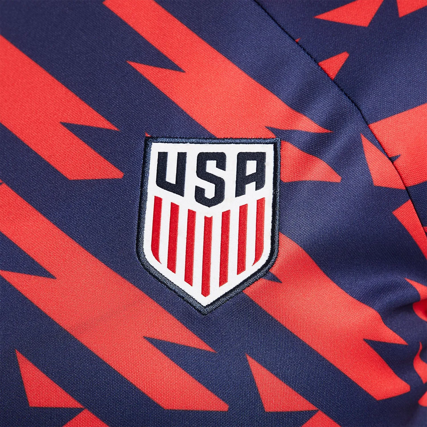 Women's Nike USMNT 2023 VW Pre-Match Red Top